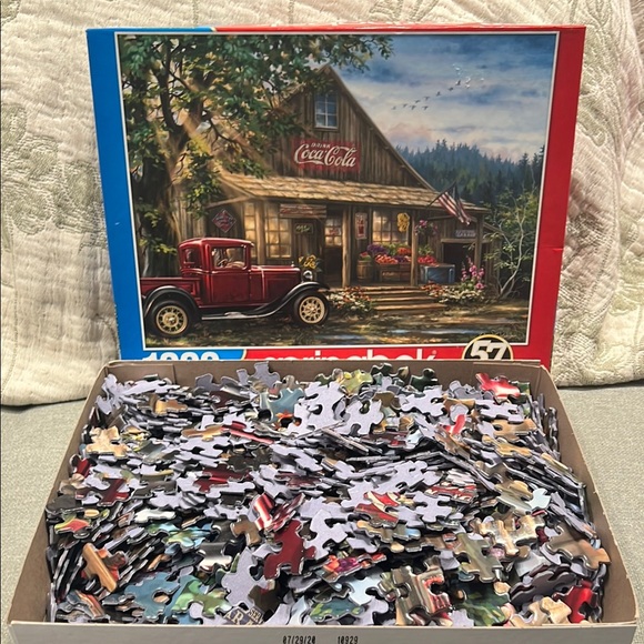 🔴2/$20🔴Springbok Country General Store Puzzle 1000pc cola cola sign - Picture 3 of 4